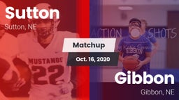 Matchup: Sutton vs. Gibbon  2020