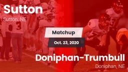 Matchup: Sutton vs. Doniphan-Trumbull  2020
