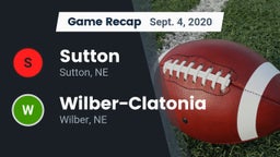 Recap: Sutton  vs. Wilber-Clatonia  2020
