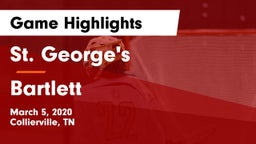 St. George's  vs Bartlett  Game Highlights - March 5, 2020