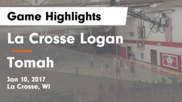 La Crosse Logan vs Tomah  Game Highlights - Jan 10, 2017