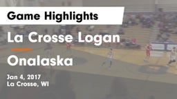 La Crosse Logan vs Onalaska  Game Highlights - Jan 4, 2017