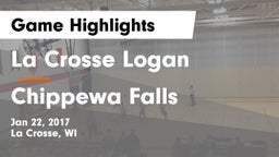 La Crosse Logan vs Chippewa Falls  Game Highlights - Jan 22, 2017