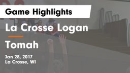 La Crosse Logan vs Tomah  Game Highlights - Jan 28, 2017