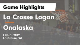 La Crosse Logan vs Onalaska  Game Highlights - Feb. 1, 2019