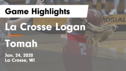 La Crosse Logan vs Tomah  Game Highlights - Jan. 24, 2020