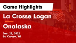 La Crosse Logan vs Onalaska  Game Highlights - Jan. 28, 2022