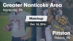 Matchup: Greater Nanticoke Ar vs. Pittston  2016