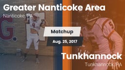 Matchup: Greater Nanticoke Ar vs. Tunkhannock  2016