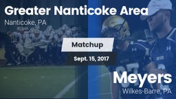 Matchup: Greater Nanticoke Ar vs. Meyers  2016