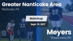 Matchup: Greater Nanticoke Ar vs. Meyers  2017