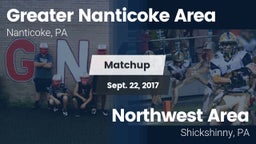 Matchup: Greater Nanticoke Ar vs. Northwest Area  2017