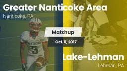 Matchup: Greater Nanticoke Ar vs. Lake-Lehman  2017
