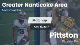Matchup: Greater Nanticoke Ar vs. Pittston  2017