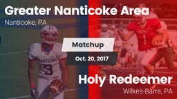 Matchup: Greater Nanticoke Ar vs. Holy Redeemer  2017