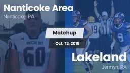 Matchup: Nanticoke Area High vs. Lakeland  2018