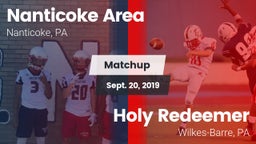 Matchup: Nanticoke Area High vs. Holy Redeemer  2019