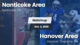 Matchup: Nanticoke Area High vs. Hanover Area  2020