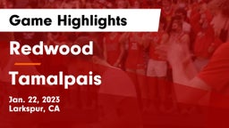 Redwood  vs Tamalpais  Game Highlights - Jan. 22, 2023