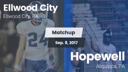 Matchup: Ellwood City vs. Hopewell  2017