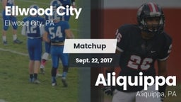 Matchup: Ellwood City vs. Aliquippa  2017