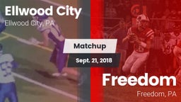 Matchup: Ellwood City vs. Freedom  2018