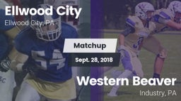 Matchup: Ellwood City vs. Western Beaver  2018