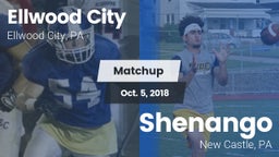 Matchup: Ellwood City vs. Shenango  2018