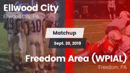 Matchup: Ellwood City vs. Freedom Area  (WPIAL) 2019