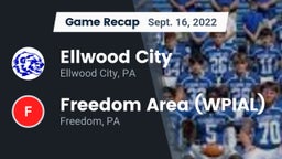 Recap: Ellwood City  vs. Freedom Area  (WPIAL) 2022