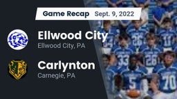 Recap: Ellwood City  vs. Carlynton  2022