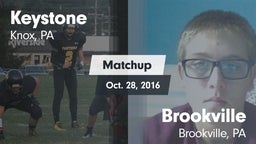 Matchup: Keystone vs. Brookville  2016