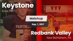Matchup: Keystone vs. Redbank Valley  2017