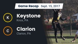 Recap: Keystone  vs. Clarion  2017