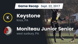 Recap: Keystone  vs. Moniteau Junior Senior  2017