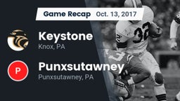 Recap: Keystone  vs. Punxsutawney  2017