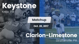 Matchup: Keystone vs. Clarion-Limestone  2017