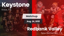 Matchup: Keystone vs. Redbank Valley  2018