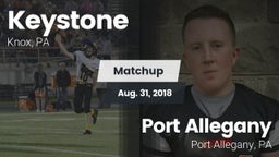 Matchup: Keystone vs. Port Allegany  2018