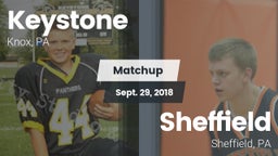 Matchup: Keystone vs. Sheffield  2018