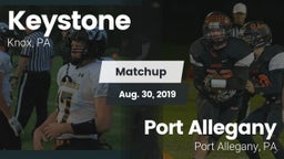 Matchup: Keystone vs. Port Allegany  2019