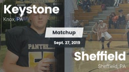 Matchup: Keystone vs. Sheffield  2019