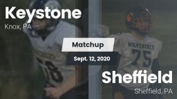 Matchup: Keystone vs. Sheffield  2020