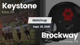 Matchup: Keystone vs. Brockway  2020