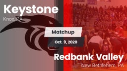 Matchup: Keystone vs. Redbank Valley  2020