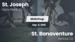 Matchup: St. Joseph vs. St. Bonaventure  2016