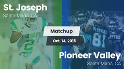 Matchup: St. Joseph vs. Pioneer Valley  2016