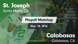 Matchup: St. Joseph vs. Calabasas  2016