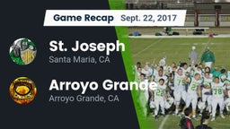 Recap: St. Joseph  vs. Arroyo Grande  2017