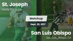 Matchup: St. Joseph vs. San Luis Obispo  2017